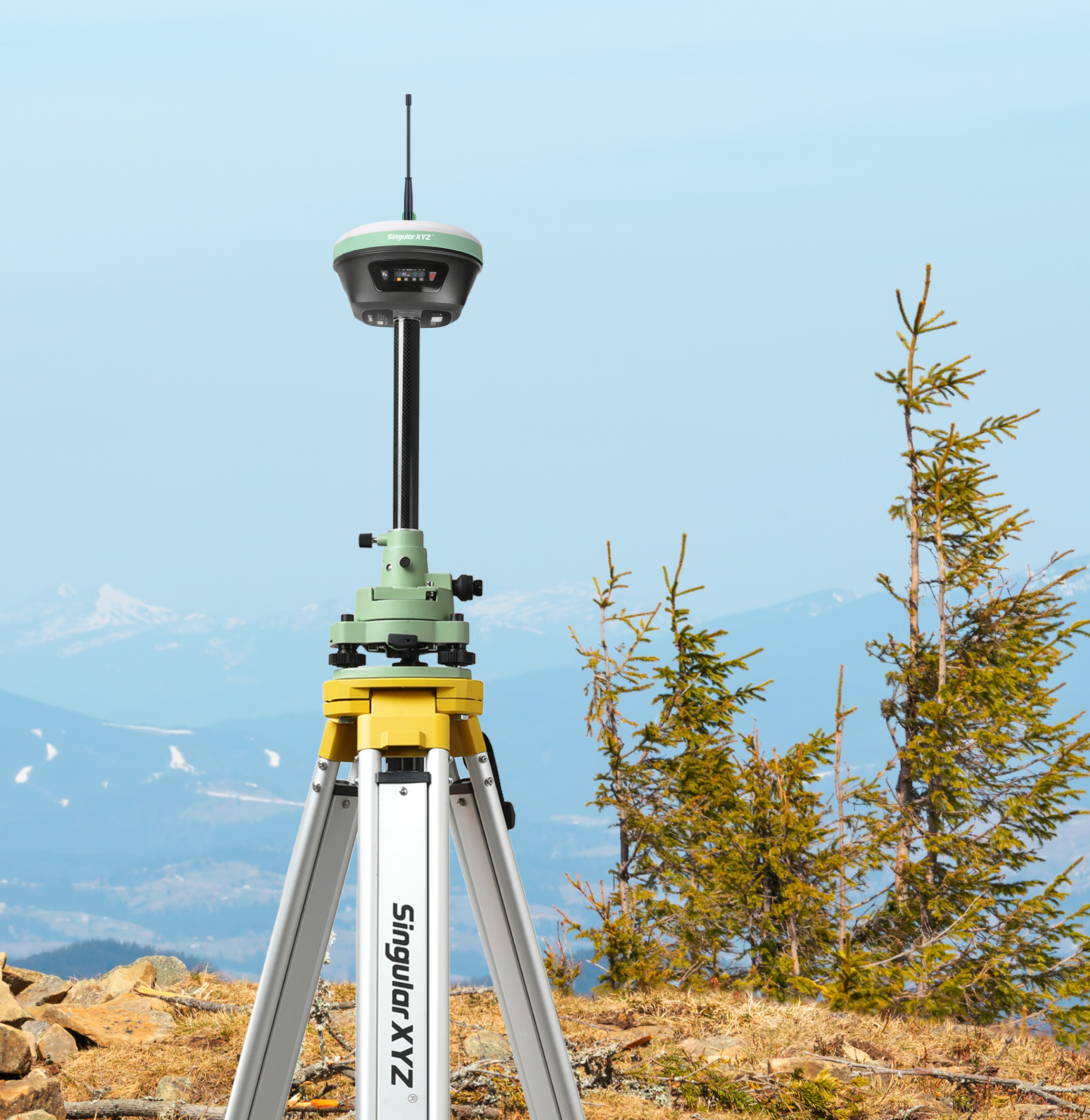 Receptor GNSS de base con comunicación